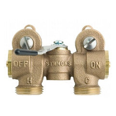 Symmons W-400 Shut-Off Valve LaundryMate Automatic Washing Machine 1/2 Inch Sweat 1 Lever | Blackhawk Supply
