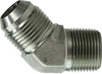 250362 | 3/8 JIC X 1/8 MALE 45 DEG ELBOW | Midland Metal Mfg.
