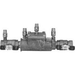 Watts 11/4007M2-QT-FZ Backflow Preventer 007 1-1/4 Inch Bronze Quarter Turn Dual Check 007M2QT-114 175 Pounds per Square Inch 33 to 180 Degrees Fahrenheit | Blackhawk Supply