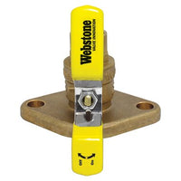 50404 | Ball Valve Isolator Uni-Flange with Adjustable Packing Gland/Nuts/Bolts 1 Inch Sweat x Flange Brass Full Port 600 WOG Lever PTFE for Residential; Commercial; Industrial Use with Water or Glycol Mixtur | Webstone