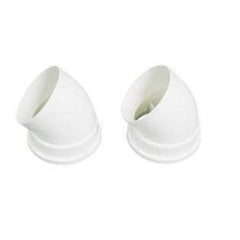 Rinnai 224050 Elbow 45 Degree Non-Condensing for Vent Pipe Plastic with Aluminum Liner 2 Pack  | Blackhawk Supply