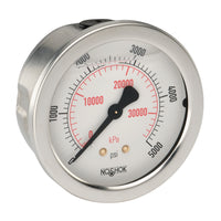 25-911-30-psi/bar | Pressure Gauge | NOSHOK