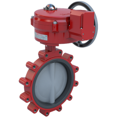 Bray 3LSE-14S2N/70-24-0501SVH-BBU Butterfly Valve | 2 Way | 14 Inch | Stainless Disc | 150 PSI | 24 VAC/30 VDC Actuator With Heater And Return To Open Battery Backup Failsafe | Modulating Control | Blackhawk Supply