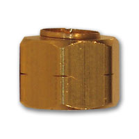 261CAX6 | 3/8 OD COMP CAPTIVE NUT/SLEEVE MAF/USA Mid-America Fittings Made in USA | Midland Metal Mfg.