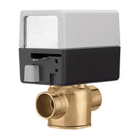 Z46 | Zone Valve Z-One Z46 2-Way Normally Closed 1 Inch Brass Sweat 7.5 Cv 300 Pounds per Square Inch | Hydronic Caleffi