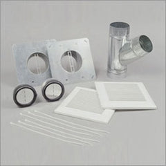 Panasonic PC-NLF64D Installation Kit WhisperLine 4/6 Inch 4 Inch Double Inlet Grille 2 4 Inch Backdraft Damper 12 Clamp 6x4x4 Inch Y Adapter Poly Pro/Steel for Ventilation Systems | Blackhawk Supply