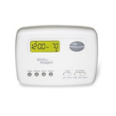 White Rodgers 1F78-151 Thermostat 70 Series 20 to 30 Voltage Alternating Current 1 Heat/1 Cool 5-2 Day Programmable 32 to 105 Degrees Fahrenheit for Single Stage Heat Pumps | Blackhawk Supply