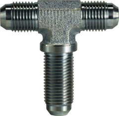Midland Metal Mfg. 27036 BH BRANCH TEE 9/16-18 X 9/16-18, Hydraulic, Bulkhead Fittings Steel 37 Degree JIC Flare, JIC Bulkhead Branch Tee | Blackhawk Supply
