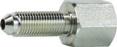 Midland Metal Mfg. 270566 FEM BULKHD CONN 9/16-18 X 3/8, Hydraulic, Bulkhead Fittings Steel 37 Degree JIC Flare, JIC to Female Pipe Bulkhead | Blackhawk Supply