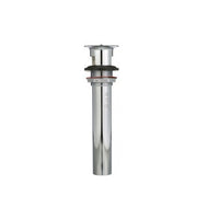 760-1 | Grid Drain Straight 1-1/4 Inch Polished Chrome 17 Gauge Tailpiece Cast Brass | Dearborn Plastic