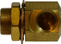 28348 | 3/8 X 7/8-20X 3/8 BRASS BULKHEAD ELB | Midland Metal Mfg.