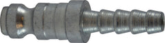 Midland Metal Mfg. 28523 3/8 Body 1/4 Barb Parker Tru Steel Plug, Pneumatics, Parker/Automotive Interchange, 3/8 Auto Barb Steel Plug | Blackhawk Supply