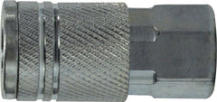 Midland Metal Mfg. 28541S 3/8 FIP IND INTER. STEEL COUPLER, Pneumatics, Quick Disconnect, Female Pipe Coupler (Industrial Interchange 1/4) | Blackhawk Supply
