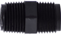 28613B | 3/8 BLACK POLY HEX NIPPLE | Midland Metal Mfg.