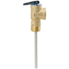 Watts 100XL-8 Relief Valve Temperature and Pressure 3/4 x 8 Inch MNPT x FNPT Bronze 150PSI 210 Degrees Fahreinheit | Blackhawk Supply