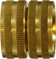 30011 | 3/4 FGH X FGH SWIVEL COUPLING, Brass Fittings, Garden Hose, Swivel FGH x FGH | Midland Metal Mfg.