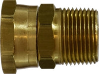 30181LF | 3/4 X 1/4 FGH X MIP SWIVEL ADAPT LF | Midland Metal Mfg.