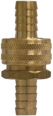 Midland Metal Mfg. 30461 1/2 GH SHORT SHANK SET W/ KNURLED NUT, Brass Fittings, Garden Hose, Short Shank Sets-Knurled and hex nuts | Blackhawk Supply