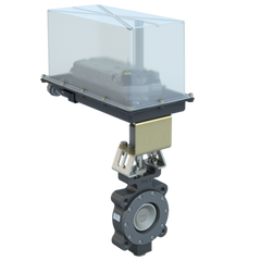 Bray MKL2-N030/DCM24-310-A-WS 3" Lugged Butterfly valve High Performance | ANSI Class 150 | CS body | CV 123 | Normally Open | Damper & Valve actuator | 24 Vac | 310 lb-in | modulating | Non-Spring Return | SW | Blackhawk Supply