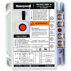 RESIDEO R8184G4066/U Burner Control Oil Relay Primary with 15 Second Lockout for 4x4 Inch Junction Box or Direct Mount on Burner Housing | Blackhawk Supply