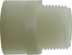 Midland Metal Mfg. 31093 3/4FGH X 3/4MIP WHITE NYLON ADPT, Plastic Fittings, Plastic Garden Hose Fittings, Female Garden Hose x Male Pipe | Blackhawk Supply