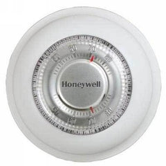 HONEYWELL HOME T87N1000/U Thermostat T87N Non-Programmable Manual Round 24 Voltage Alternating Current 1 Heat/1 Cool Premier White 40-90 Degrees Fahrenheit | Blackhawk Supply
