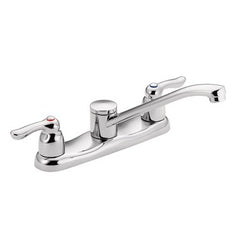 Moen 8780 Kitchen Faucet M-Bition 8 Inch Spread 2 Lever ADA Chrome 1.5 Gallons per Minute | Blackhawk Supply