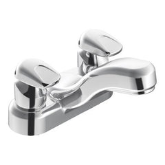 Moen 8886 Lavatory Faucet M-Press Metering Centerset 4 Inch Spread 2 Lever ADA Chrome 0.5 Gallons per Minute | Blackhawk Supply