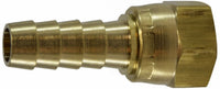 32336C | 3/8 BARB X 3/8 JIC CRIMP STYLE, Brass Fittings, Hose Barb, Female 37 Deg JIC Flare Swivel | Midland Metal Mfg.