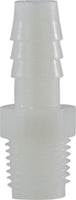 33011W | 3/8 X 1/8 HB X MIP WHT NYLN ADPT | Midland Metal Mfg.