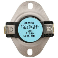 S1-02526392003 | Limit Switch Control Rollout SPST 145 Open 105 Close | York