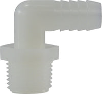 33329W | 5/8 BARB X 1 MIP NYLON ELL | Midland Metal Mfg.