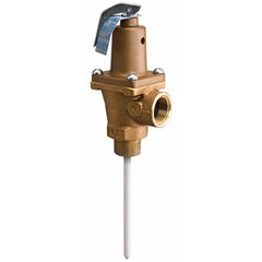 Watts 40XL-5-34 Relief Valve Temperature and Pressure 3/4 x 5 Inch MNPT x FNPT Bronze 150PSI 210 Degrees Fahreinheit | Blackhawk Supply