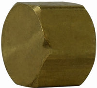 35186 | 15/16 GAS RANGE FLARE CAP, Brass Fittings, SAE 45 Deg Flare, Female Adapter and Cap for Gas Range | Midland Metal Mfg.