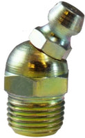 36114 | 1/8 MIP 30 GREASE FITTING, Brass Fittings, Steel Grease Fittings, 30 Degree Angle Ball Check | Midland Metal Mfg.