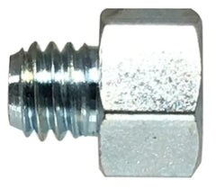 Midland Metal Mfg. 36306 Adapter M10x1 x 1/4-28UNF CS ZC, Brass Fittings, Steel Grease Fittings, Fittings for Grease Fittings--Straight adapters | Blackhawk Supply