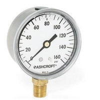 PFQ798R1 | Pressure Gauge Lower -30/0/30 Pounds per Square Inch 2.5 Inch Brass 1/4 IN NPT Bourdon Tube | Winters Instruments
