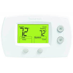 HONEYWELL HOME TH5220D1029/U Thermostat FocusPRO 5000 Non-Programmable 20-30 Voltage Alternating Current 2 Heat/2 Cool White 40-90 Degrees Fahrenheit | Blackhawk Supply