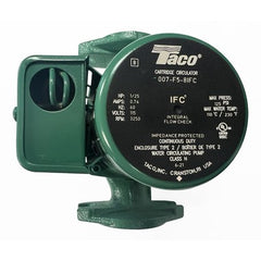 TACO 007-F5-8 IFC Circulator Pump 00 Inline Cartridge Cast Iron Rotated Flange Integral Flow Check 1 Stage 1/25 Horsepower Stainless Steel | Blackhawk Supply