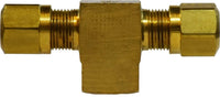 38144 | 3/8 X 1/4 (NAB X FIP TEE), Brass Fittings, D.O.T. Air Brake Nylon Tubing, Special Tee | Midland Metal Mfg.