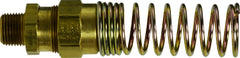 Midland Metal Mfg. 38343 3/8 X 3/8 (ID X MIP ADAPT W/SPRNG), Brass Fittings, D.O.T. Air Brake Hoses/Ends, Male Adapter With Spring | Blackhawk Supply
