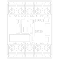 3RT20184AN61 | CONTACTOR S00 16A 200VAC 1NO R LUG | Siemens Electrical