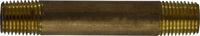 40030 | 1/4 X 6 RED BRASS NIPPLE | Midland Metal Mfg.