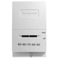 HONEYWELL HOME T822K1000/U Thermostat T822K Non-Programmable with Heat Off/Switch 24 Voltage Alternating Current 1 Heat 45-95 Degrees Fahrenheit | Blackhawk Supply