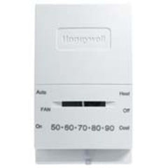 HONEYWELL HOME T834N1002/U Thermostat T834N Non-Programmable Low Voltage 20-30 Voltage Alternating Current 1 Heat/1 Cool Premier White 45-95 Degrees Fahrenheit | Blackhawk Supply