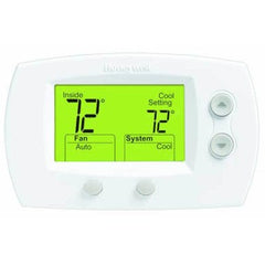 HONEYWELL HOME TH5320R1002/U Thermostat FocusPRO 5000 Non-Programmable Digital Wireless 24 Volt 3 Heat/2 Cool Heat Pump-2 Heat/2 Cool Conventional White 40-90 Degrees Fahrenheit | Blackhawk Supply