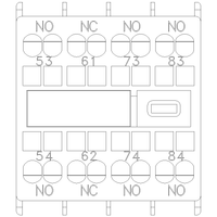 3RH29112GA31 | AUX. SWITCH 3NO+1NC FOR S00 SPRING | Siemens Electrical