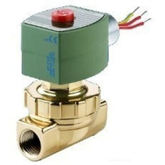 ASCO 8220G407 Solenoid Valve 8220 2-Way Brass 3/4 Inch NPT Normally Closed 120 Volt Alternating Current PTFE | Blackhawk Supply
