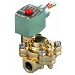 ASCO 8220G409 Solenoid Valve 8220 2-Way Brass 3/4 Inch NPT Normally Closed 120 Volt Alternating Current PTFE | Blackhawk Supply