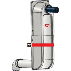 Rinnai 224047PP Termination Kit Condensing Raised Snorkel Horizontal Polypropylene 90 Degree Snorkel and Extension Vent | Blackhawk Supply